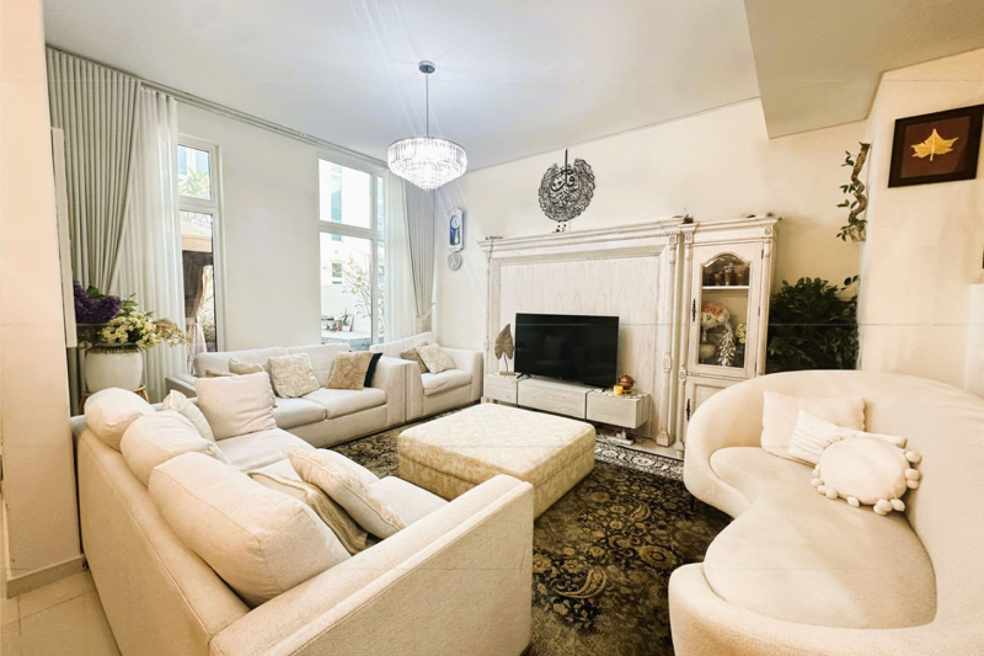 3 BR+MAID/FULLY FURNISHED/VACANT ON TRANSFER