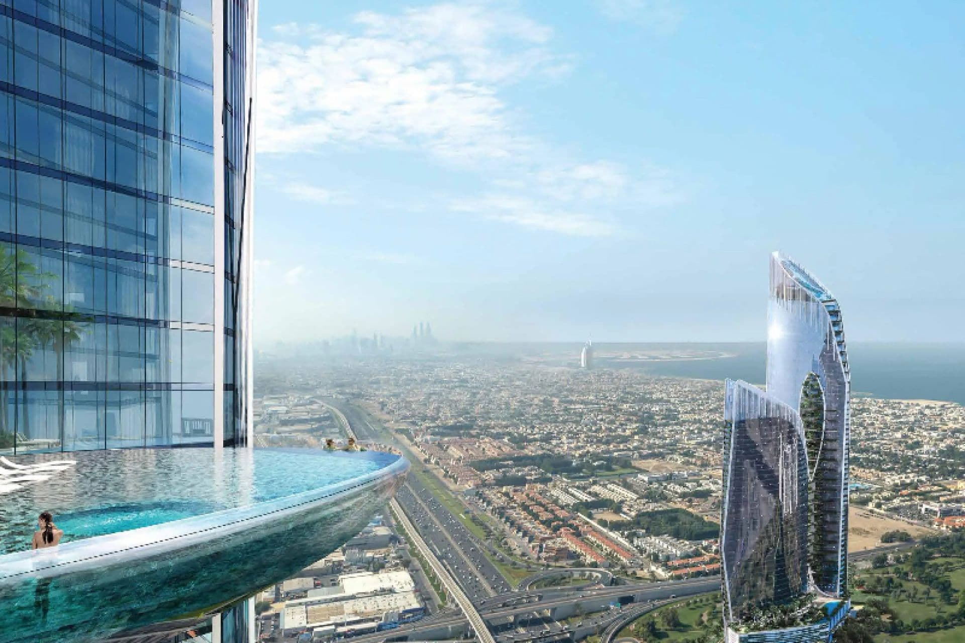 LUXURIOUS 3 BR+ MAID/PANORAMIC VIEW/VERY HIGH FLOOR